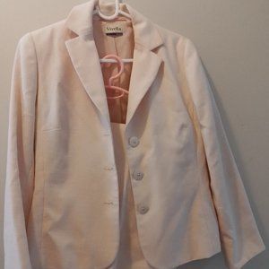 Womens Vintage 1980s pale pink skirt suit Size US 6 Excellent condition!